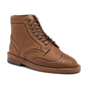 COPY - G.H. Bass & Co. Maureen Wingtip Boots Camel/Brown
